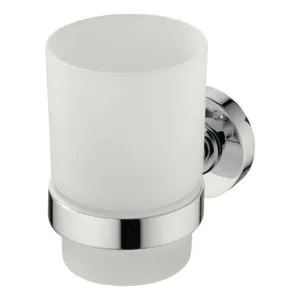Ideal Standard Zahnputzbecher IOM aus satiniertem Glas Chrom Ideal Standard Zahnputzbecher IOM aus satiniertem Glas Chrom