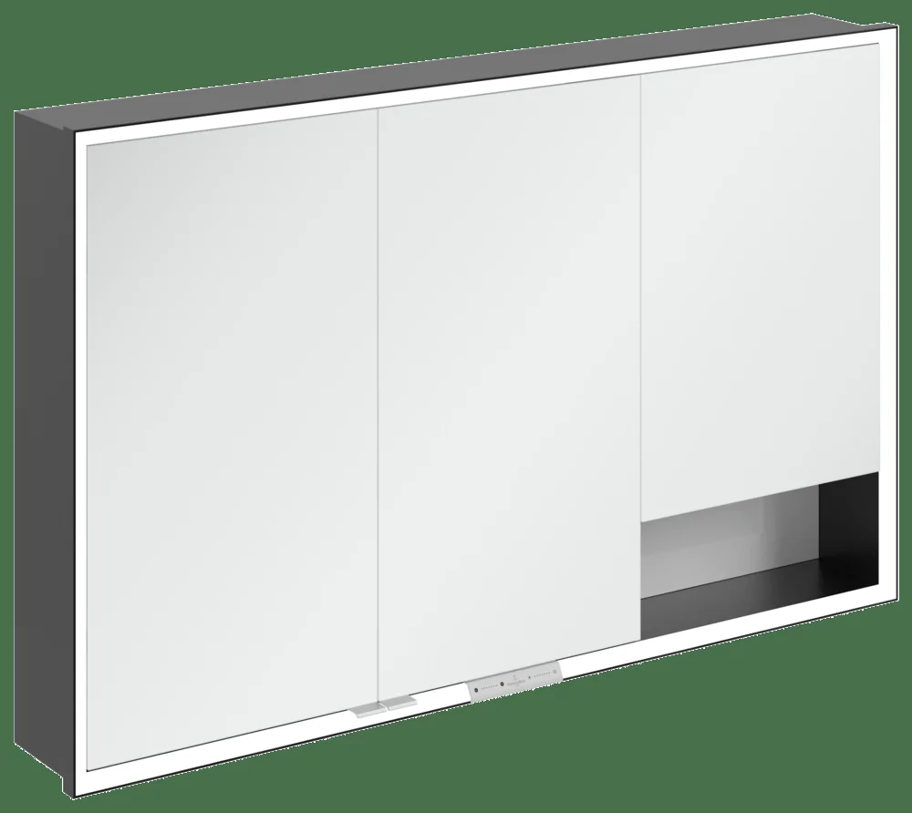 Villeroy & Boch Einbau-Spiegelschrank My View+ B48212, 1200 x 750 x 167 mm, Brilliant White