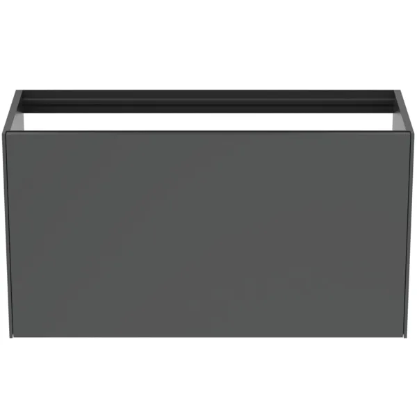 Ideal Standard Waschtischunterschrank „Conca“ 100 × 54 × 37,3 cm Anthrazit matt lackiert Ideal Standard Waschtischunterschrank „Conca“ 100 × 54 × 37,3 cm Anthrazit matt lackiert