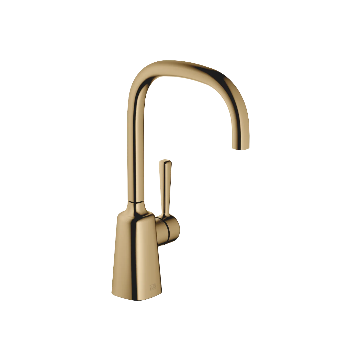 Dornbracht COYA Waschtisch-Einhandbatterie ohne Ablaufgarnitur, Dark Brass gebürstet PVD, Ausladung 165 mm, Armaturenhöhe 308 mm, Bohrungsdurchmesser