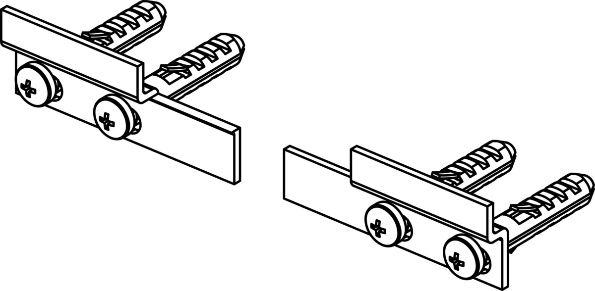 Ideal Standard Wand-Befestigungsset 2 Tonic II - Serienübergreifend