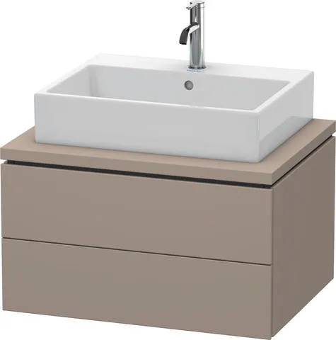 Duravit Waschtischunterschrank wandhängend „L-Cube“ 72 × 40 × 54,7 cm Basalt Matt Duravit Waschtischunterschrank wandhängend „L-Cube“ 72 × 40 × 54,7 cm Basalt Matt