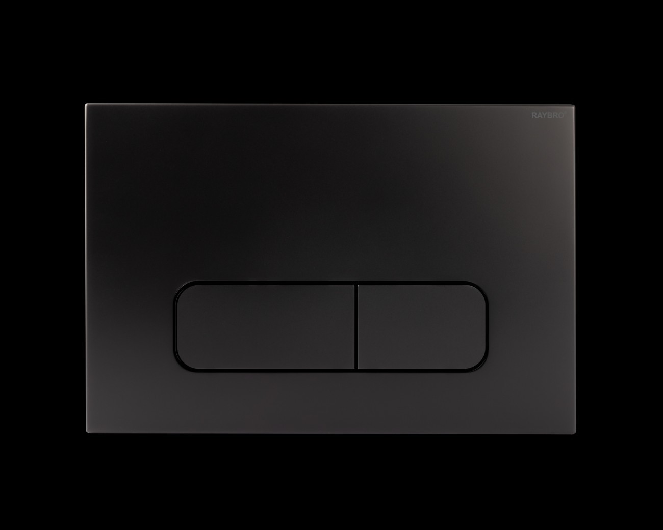Raybro Betätigungsplatte RAYBRO „Mocha 35“ 24,5 × 16,5 × 1,26 cm in schwarz, matt / /