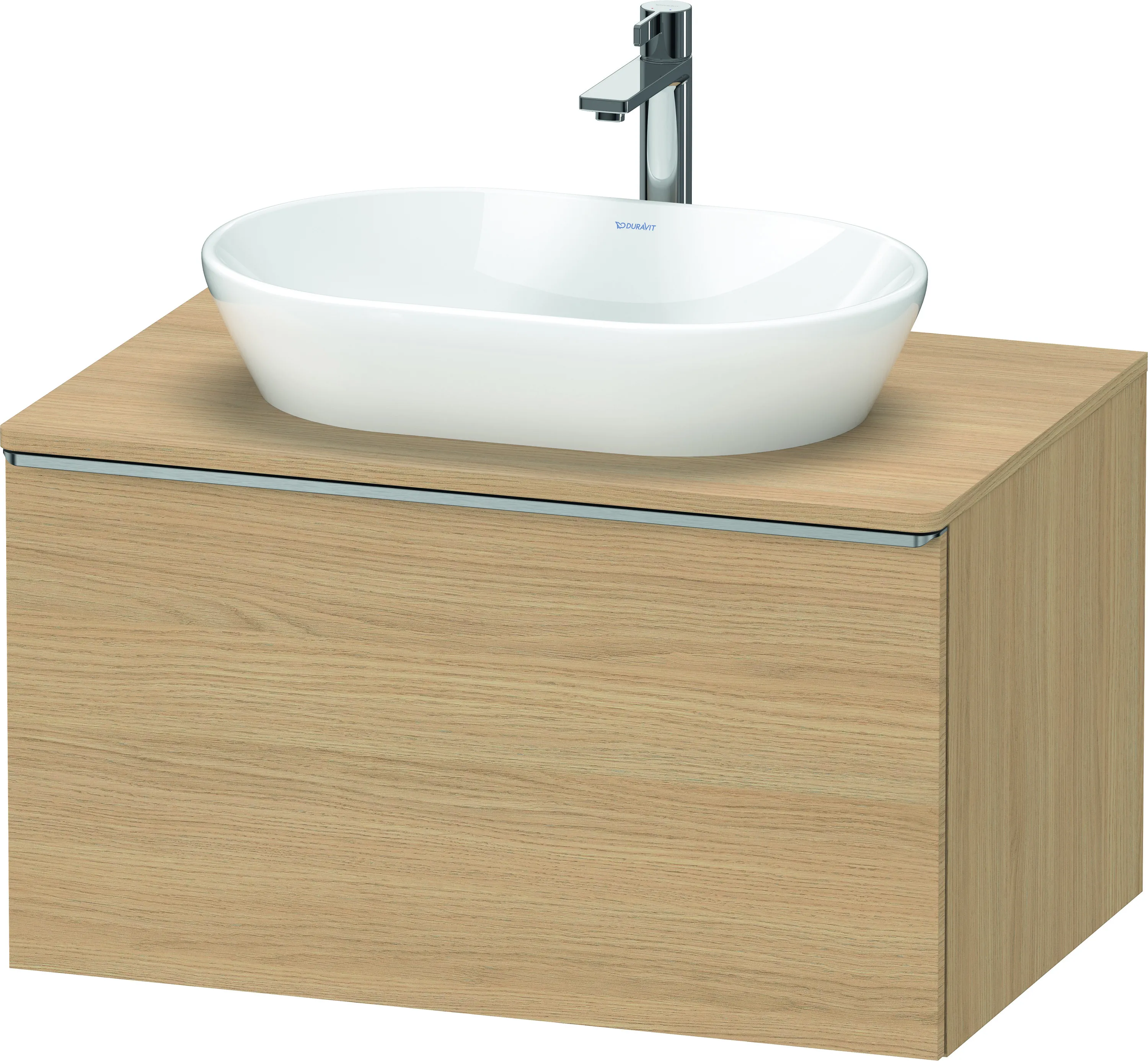 Duravit Waschtischunterschrank wandhängend „D-Neo“ 80 × 45,9 × 55 cm Eiche Natur