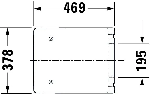Duravit WC-Sitz „Vero Air“ 37,8 × 46,9 × 4,9 cm Duravit WC-Sitz „Vero Air“ 37,8 × 46,9 × 4,9 cm