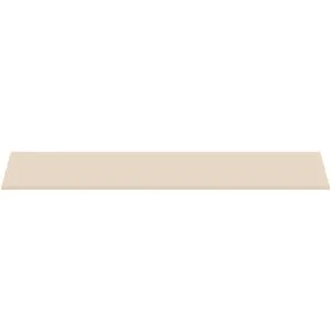 Waschtischplatte i.life B ohne Ausschnitt 1604x506x18mm Weiß matt