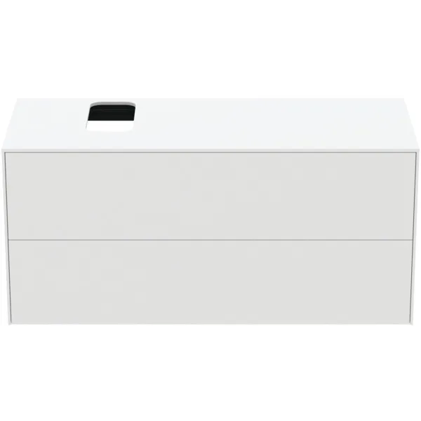 Ideal Standard Waschtischunterschrank Conca, 2 Auszüge, Weiß