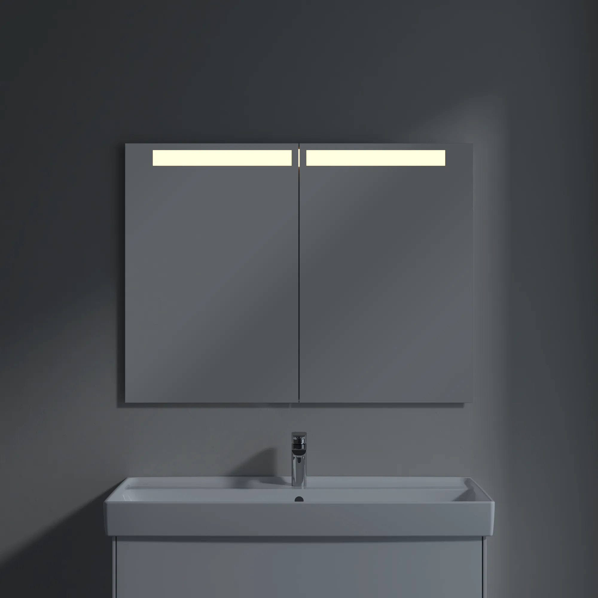 Villeroy & Boch Einbau-Spiegelschrank „My View-In“ 1001 × 747 × 107 mm in White Matt Villeroy & Boch Einbau-Spiegelschrank „My View-In“ 1001 × 747 × 107 mm in White Matt