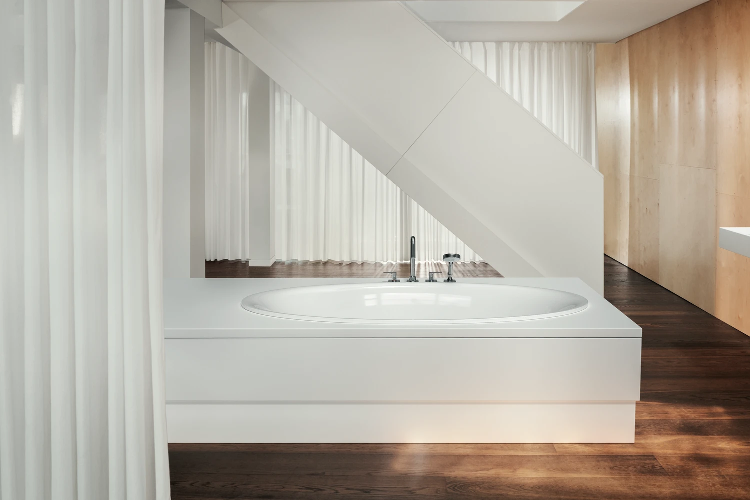 Bette Badewanne „BetteEve Oval“ oval 180 × 100 cm in Edelweiß Bette Badewanne „BetteEve Oval“ oval 180 × 100 cm in Edelweiß