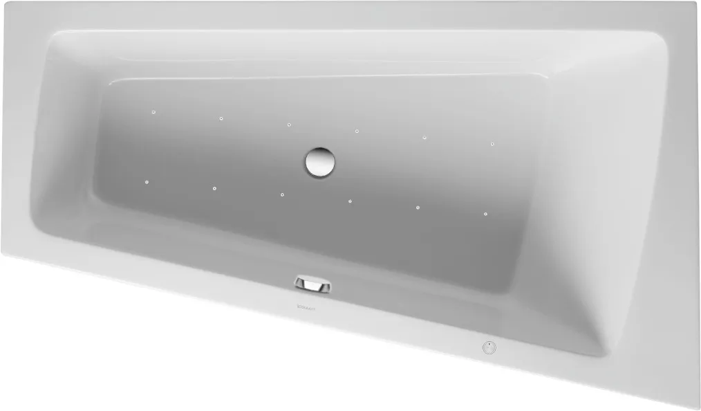 Duravit Whirlwanne „Paiova“ sonderform 1700 × 1000 mm, rechts mit Air-System, in Weiß Ausführung: rechts / Größe: 170 × 100 cm / Whirlsystem: mit Air-System Duravit Whirlwanne „Paiova“ sonderform 1700 × 1000 mm, rechts mit Air-System, in Weiß Ausführung: rechts / Größe: 170 × 100 cm / Whirlsystem: mit Air-System
