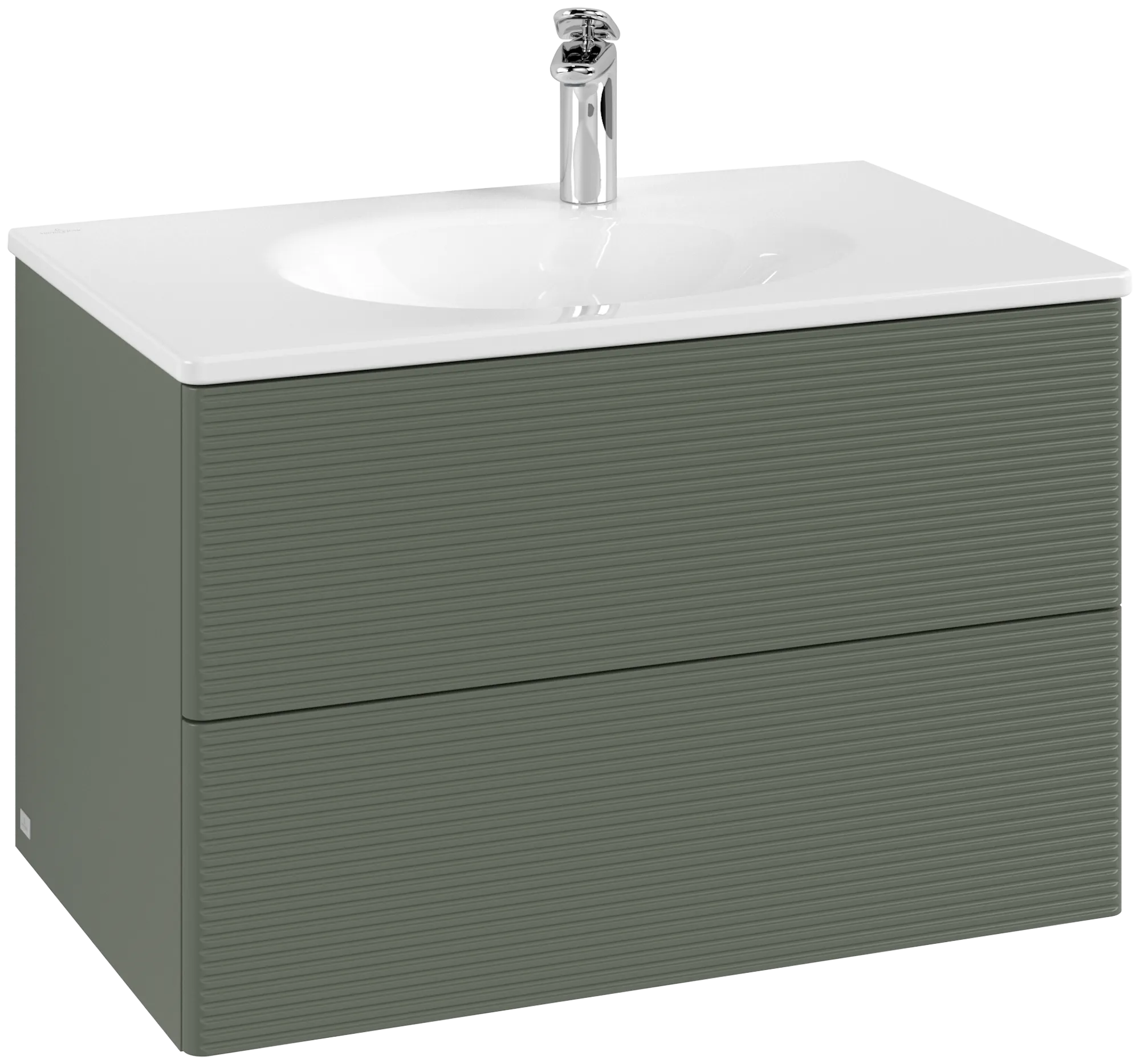 Villeroy & Boch Antao Waschbeckenunterschrank K04, 788x504x496mm, Leaf Green Matt Lacquer