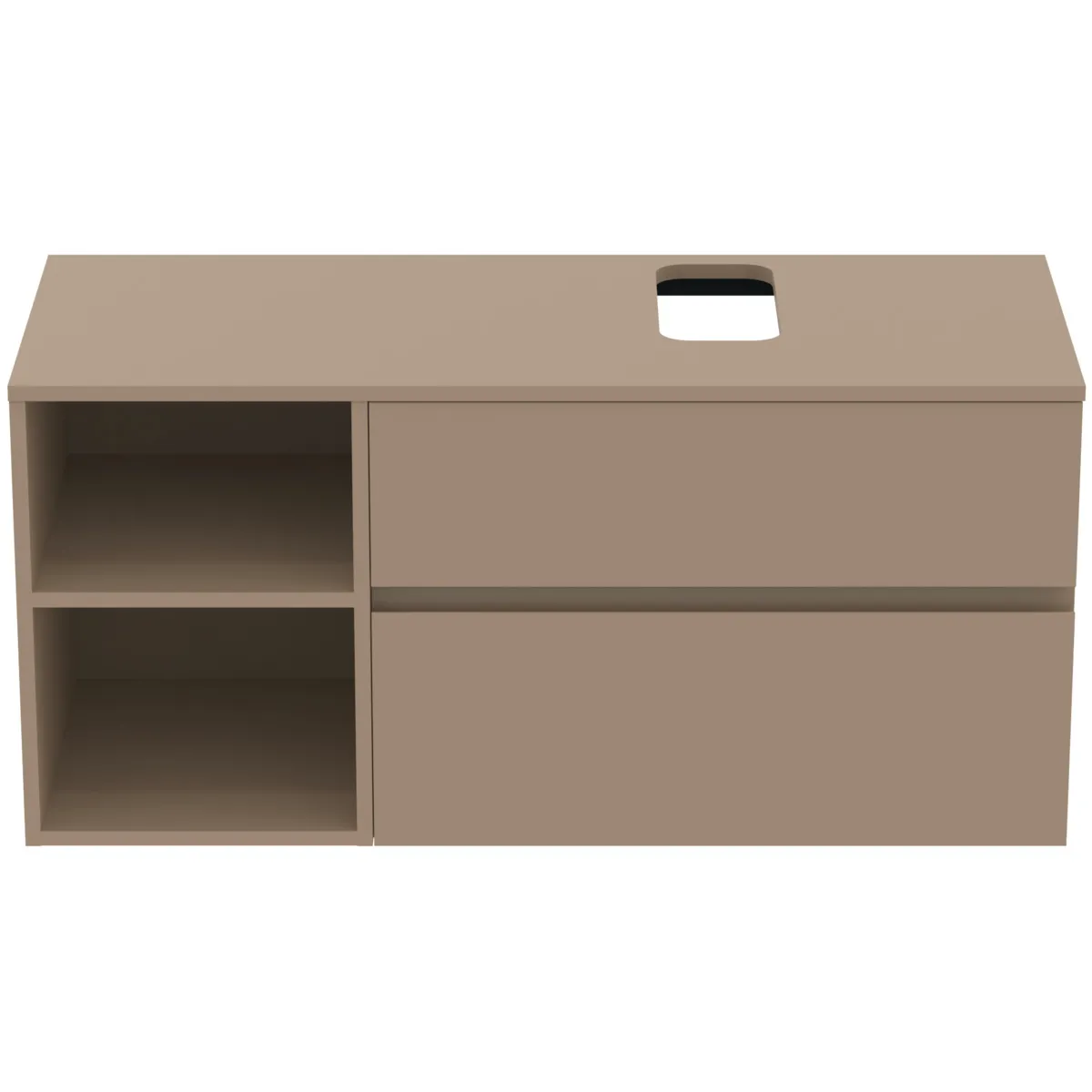 Ideal Standard Waschtischunterschrank „Finesse“ 120,2 × 55,8 × 50,5 cm Greige matt Ideal Standard Waschtischunterschrank „Finesse“ 120,2 × 55,8 × 50,5 cm Greige matt