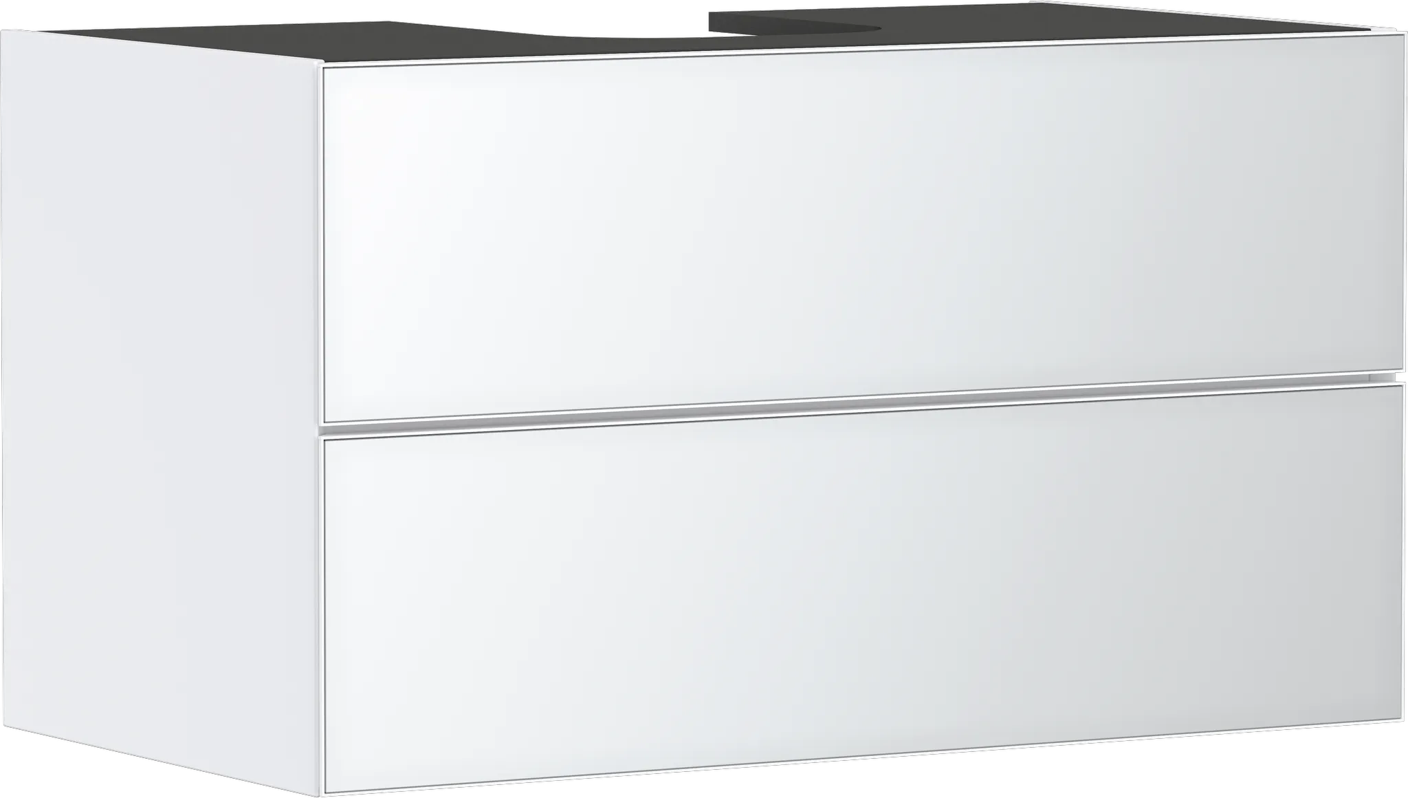Hansgrohe Xevolos E Waschtischunterschrank Mattweiß 980⁄550 mit 2 Schubkästen für Konsole Hansgrohe Xevolos E Waschtischunterschrank Mattweiß 980⁄550 mit 2 Schubkästen für Konsole