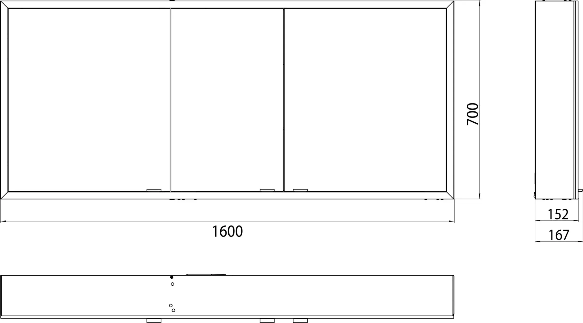 emco Spiegelschrank „prime“ Facelift 160,2 × 70 × 16,7 cm