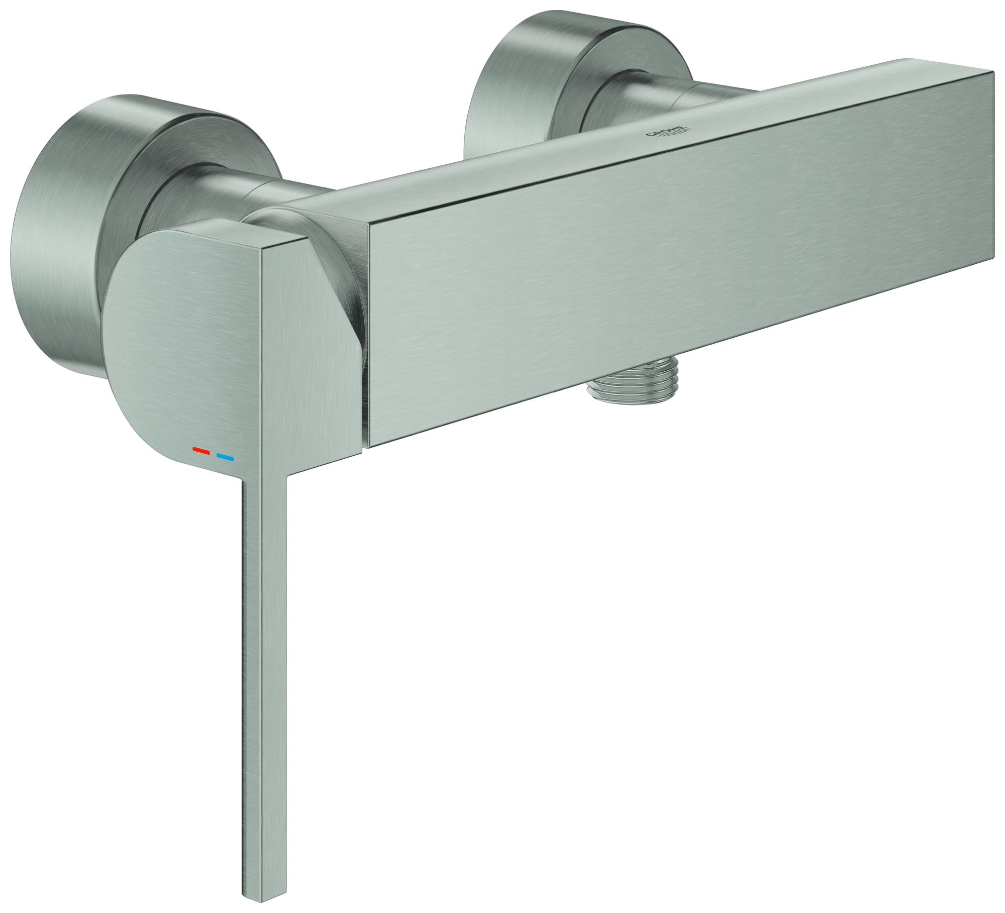Einhand-Brausebatterie Plus 33577_3, Wandmontage, chrom