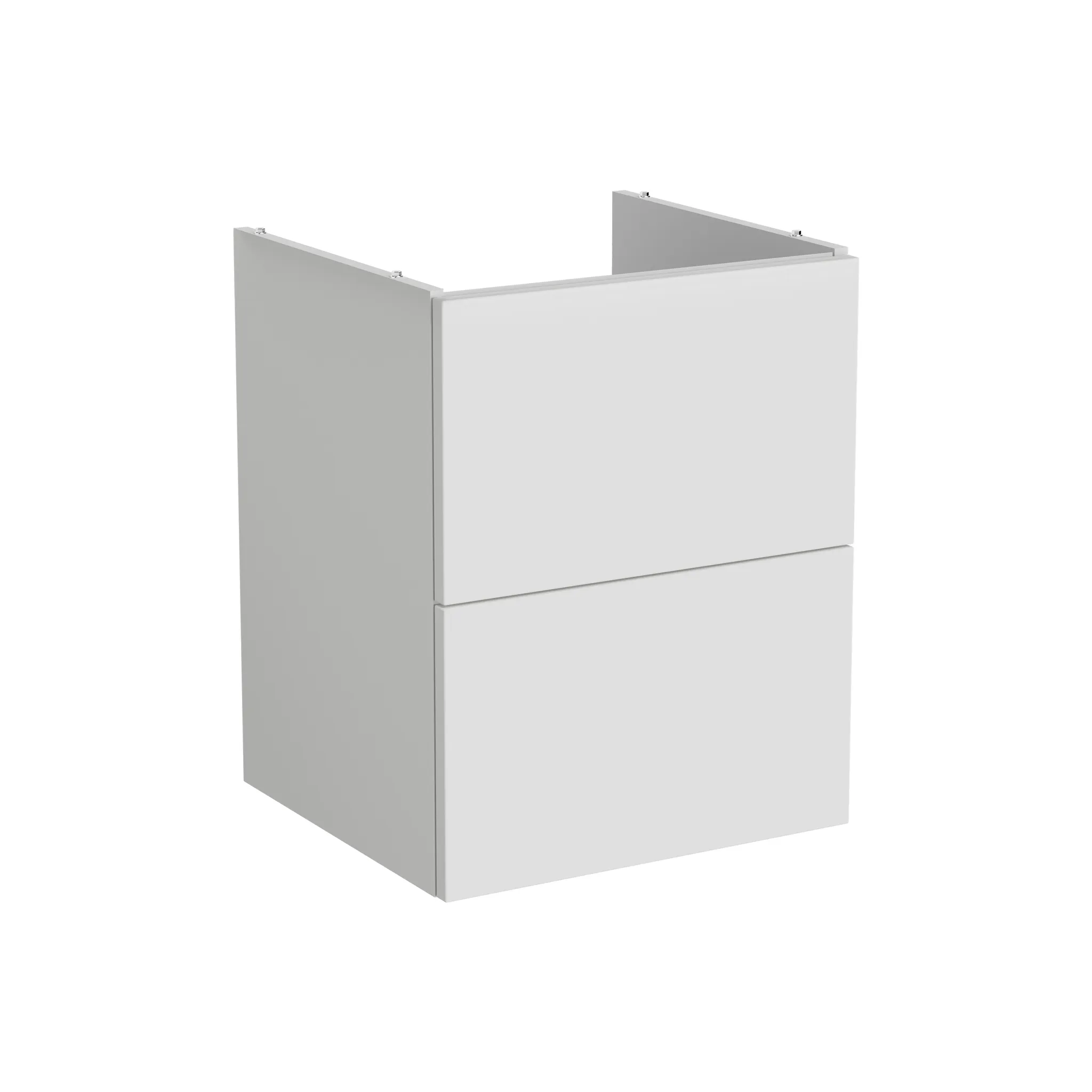 New Metropole Pure Waschtischunterschrank mit 2 Vollauszügen 48 x 45 x 60 cm (BxTxH) Hellgrau Matt New Metropole Pure Waschtischunterschrank mit 2 Vollauszügen 48 x 45 x 60 cm (BxTxH) Hellgrau Matt