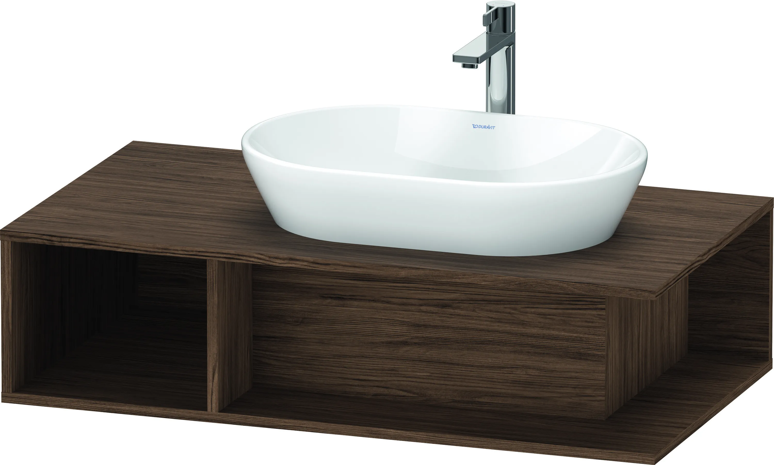Duravit Waschtischunterschrank wandhängend „D-Neo“ 100 × 26 × 55 cm Nussbaum Dunkel Duravit Waschtischunterschrank wandhängend „D-Neo“ 100 × 26 × 55 cm Nussbaum Dunkel