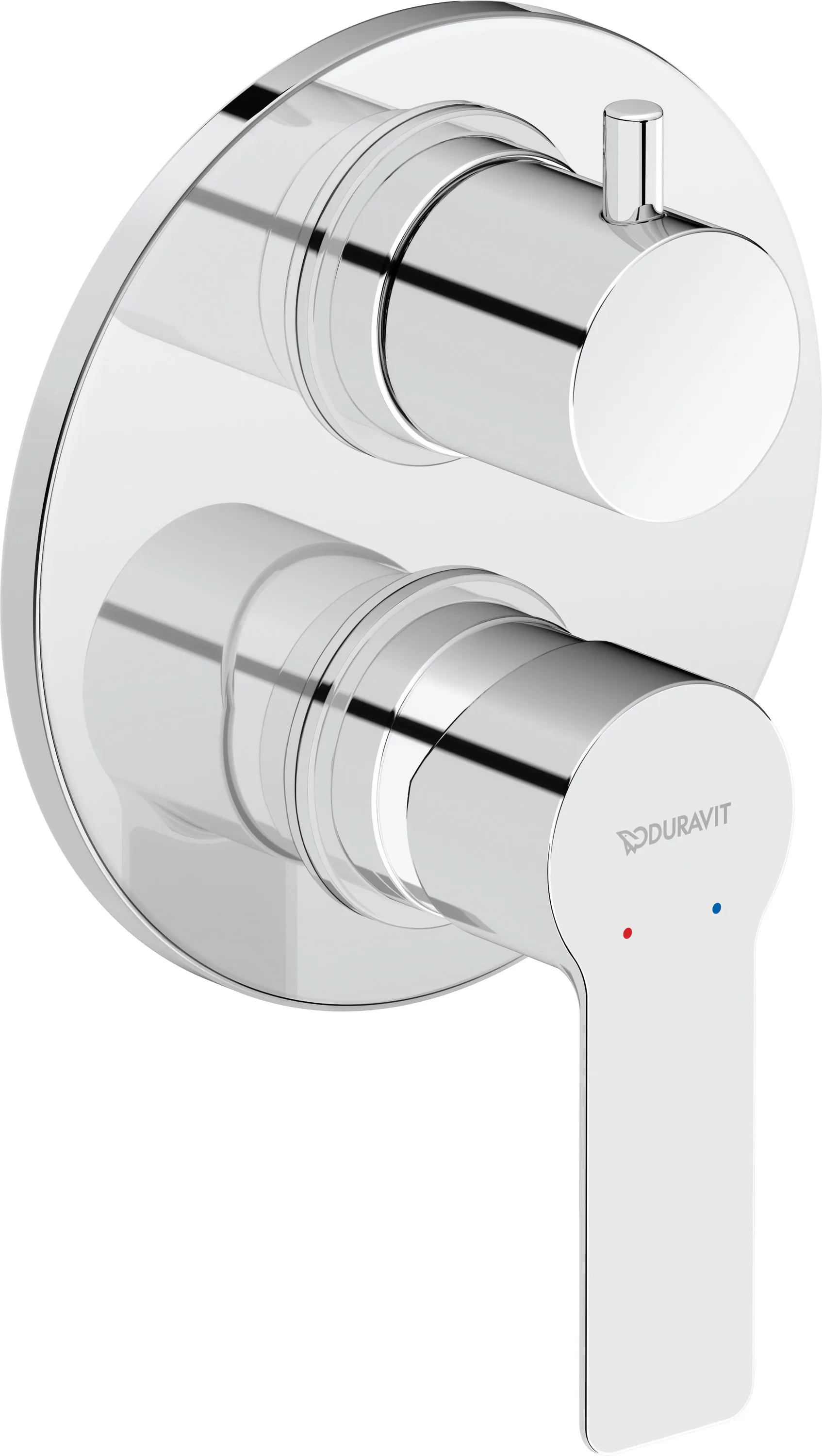 D-Code Einhebel-Wannenmischer UP Set Keramikmischsystem, Chrom HG