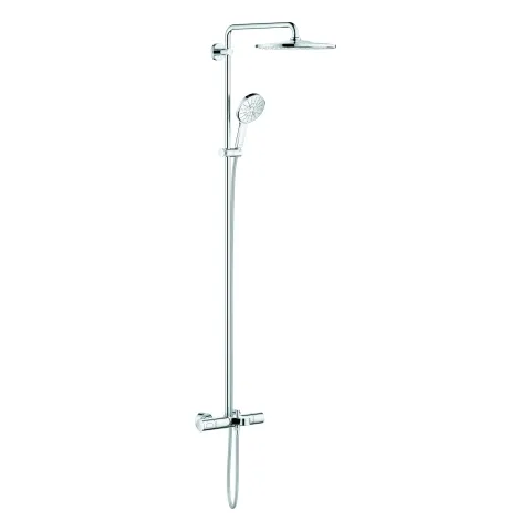 Duschsystem Rainshower SmartActive 310 26657, 450 mm Duscharm, mit Aufputz-Thermostat-Wannenbatterie, Wandmontage, Kopfbrause, Handbrause, chrom Duschsystem Rainshower SmartActive 310 26657, 450 mm Duscharm, mit Aufputz-Thermostat-Wannenbatterie, Wandmontage, Kopfbrause, Handbrause, chrom