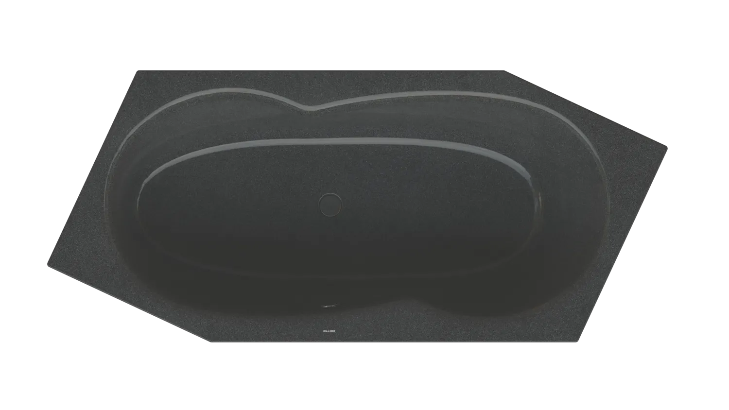 Bette Badewanne BW Sonstige Sechseck Metric Midnight 2060x900x450 mm Einbau 2-Sitzer glasierter Titan-Stahl Bette Badewanne BW Sonstige Sechseck Metric Midnight 2060x900x450 mm Einbau 2-Sitzer glasierter Titan-Stahl