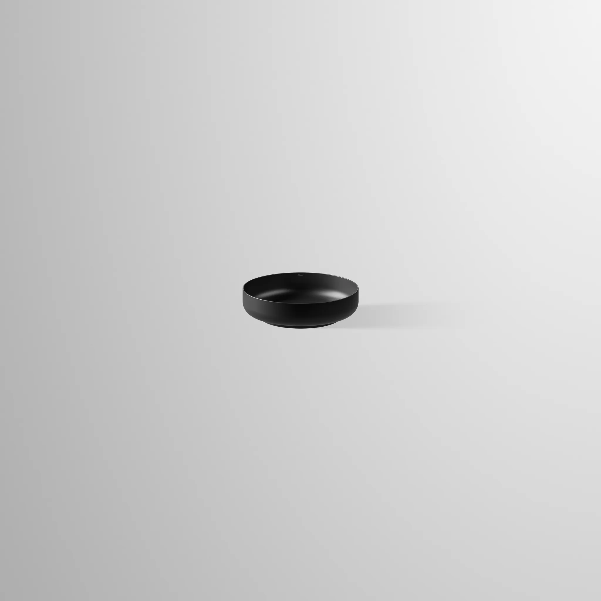 Waschbecken „Arkta“ 400 × 102 mm in Mattschwarz Waschbecken „Arkta“ 400 × 102 mm in Mattschwarz