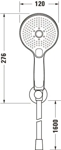 Brausegarnitur Brausen und Zubehör Brausehalterset „ZubehörArmaturen“ in Weiß (hochglanz)