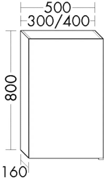 Spiegelschrank Sys30 von burgbad – massflexibel, beidseitig verspiegelt, Schalter-Steckdosenelement, Glaseinlegeböden, 160 mm tief, 300 mm breit, 800 mm hoch Spiegelschrank Sys30 von burgbad – massflexibel, beidseitig verspiegelt, Schalter-Steckdosenelement, Glaseinlegeböden, 160 mm tief, 300 mm breit, 800 mm hoch