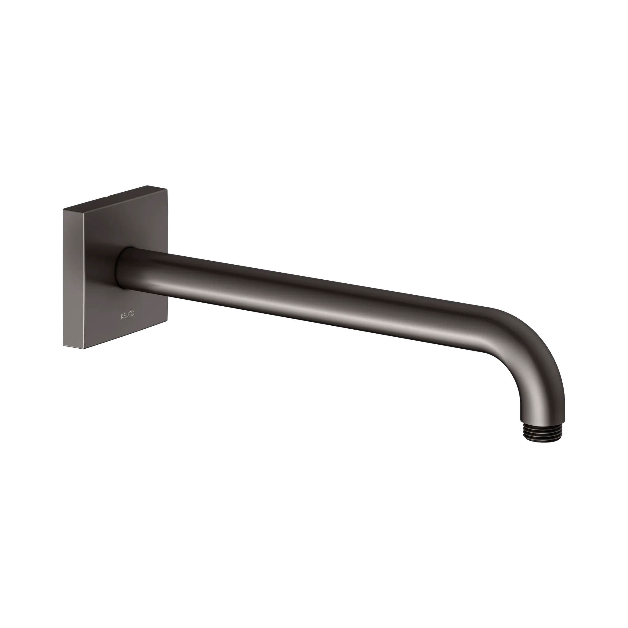 Brausen und Brausezubehör Brausearm Wandanschluss Ausladung 300 mm Titanschwarz gebürstet Brausen und Brausezubehör Brausearm Wandanschluss Ausladung 300 mm Titanschwarz gebürstet