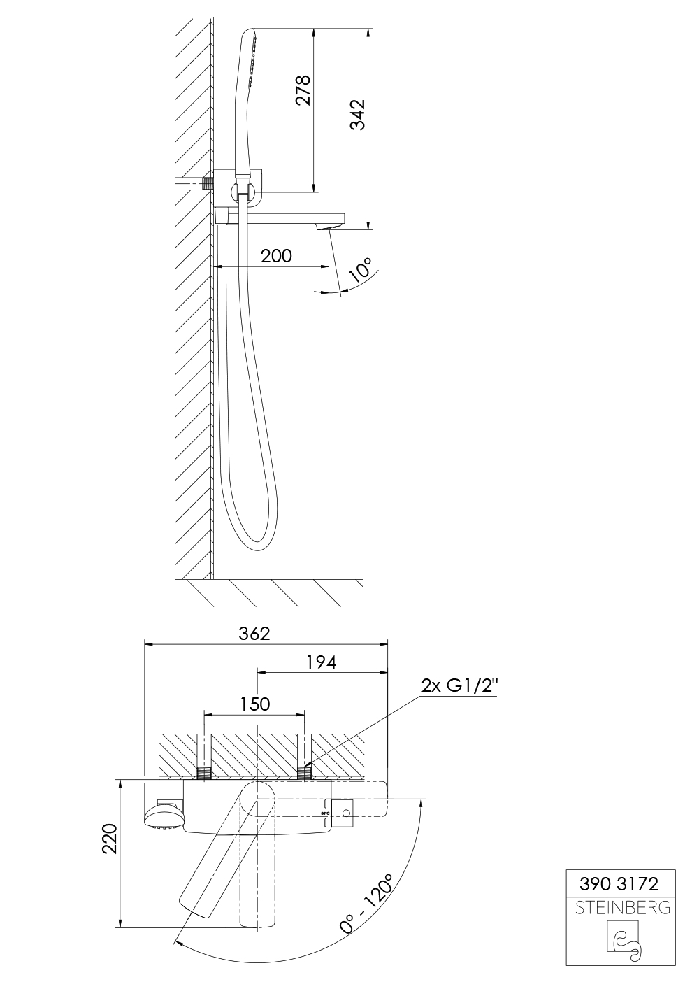 Steinberg Serie 390 Armatur Steinberg Serie 390 Armatur