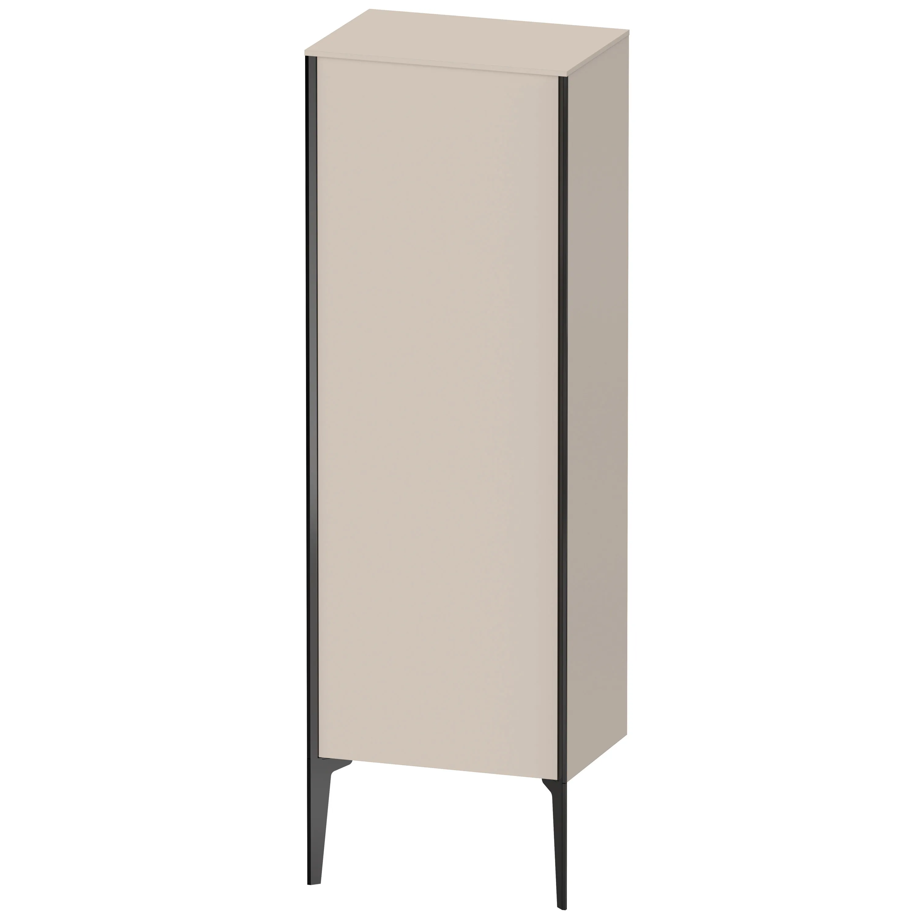 Duravit Halbhochschrank „XViu“ 50 × 133 × 36 cm in Taupe Supermatt