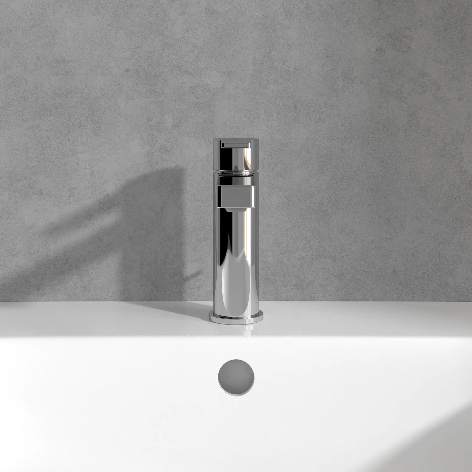 Einhand-Waschtischarmatur „Architectura“ 16,1 cm Ausladung 124 mm in Chrom Einhand-Waschtischarmatur „Architectura“ 16,1 cm Ausladung 124 mm in Chrom