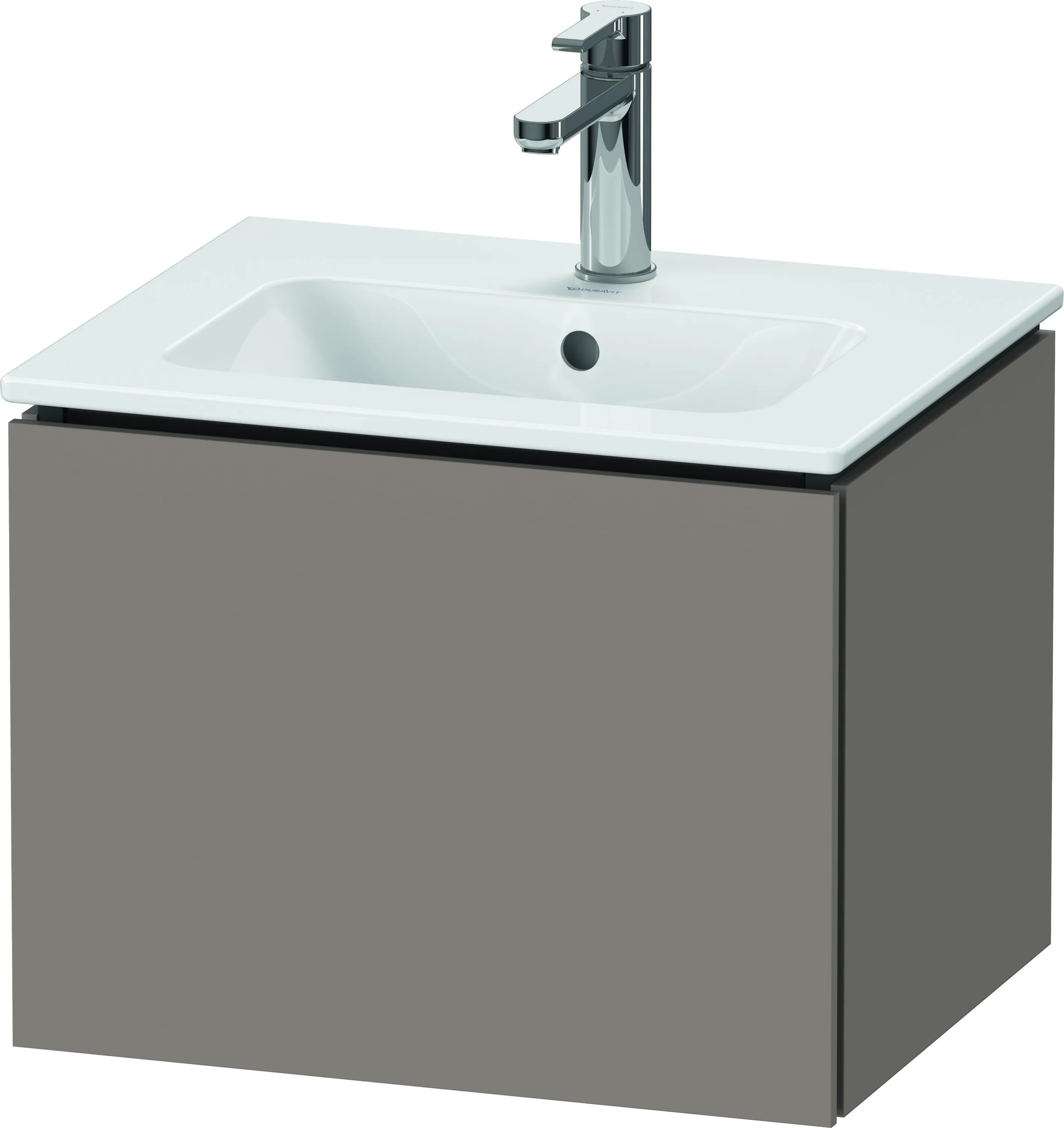 Duravit Waschtischunterschrank wandhängend „L-Cube“ 52 × 40 × 42,1 cm Basalt Matt Duravit Waschtischunterschrank wandhängend „L-Cube“ 52 × 40 × 42,1 cm Basalt Matt