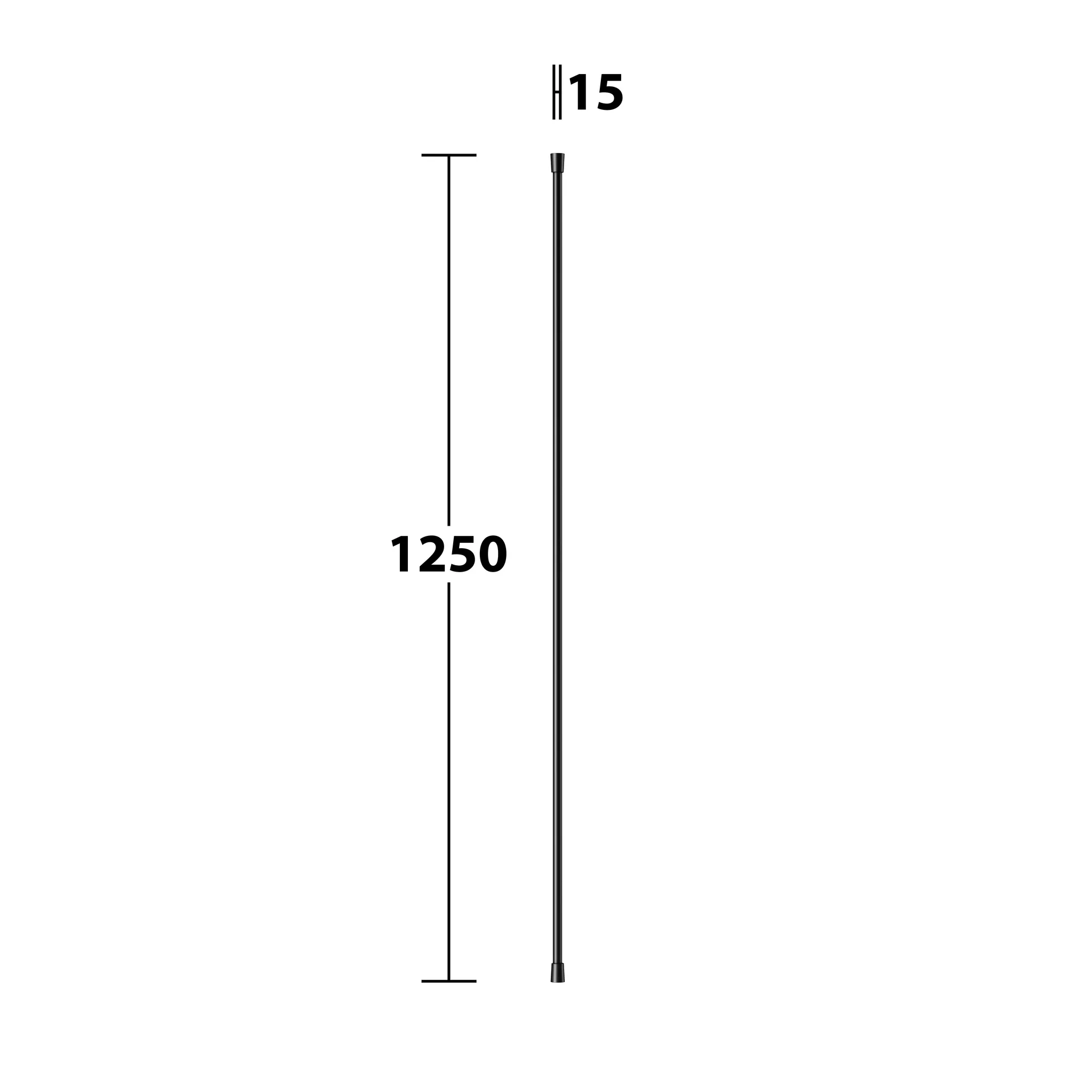 KEUCO Duschschlauch 125 cm in Schwarz (matt) KEUCO Duschschlauch 125 cm in Schwarz (matt)