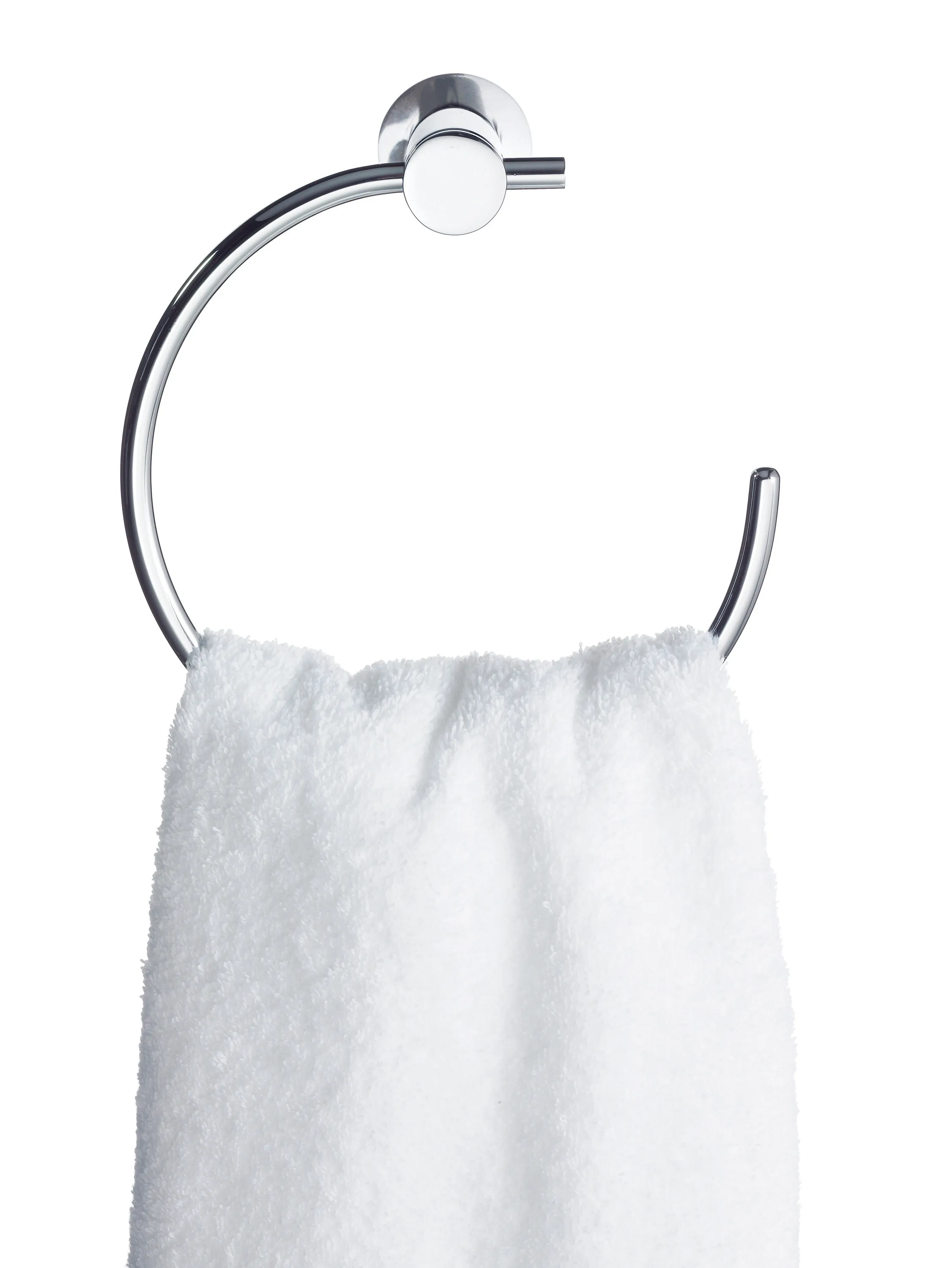 Duravit Handtuchring „D-Code“, Befestigung sichtbar 16,9 × 18,2 × 6,7 cm in chrom