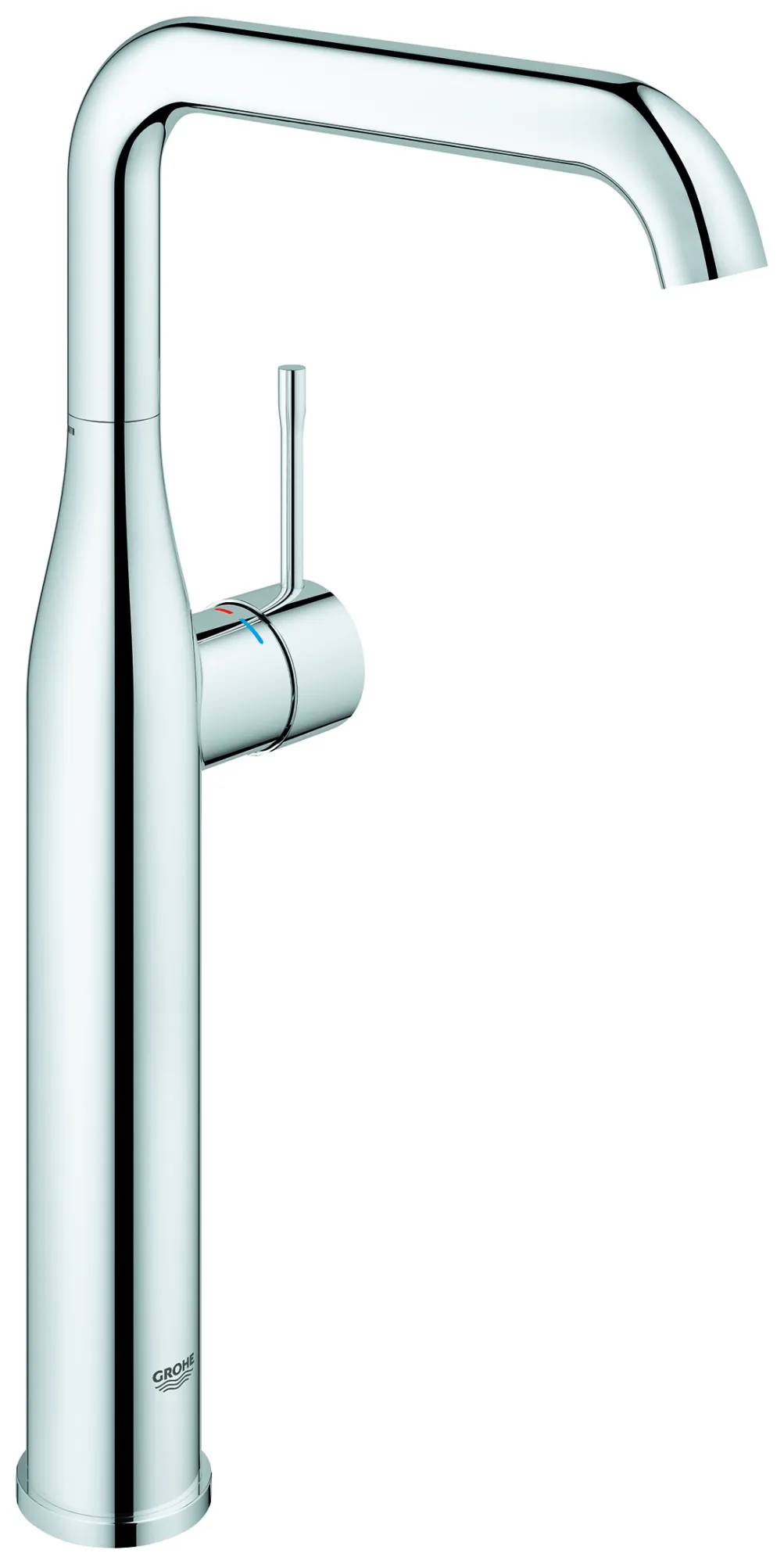Grohe Essence Einhand-Waschtischbatterie, ½ XL-Size, Einlochmontage für freistehende Waschschüsseln, glatter Körper, Professional Edition, chrom Grohe Essence Einhand-Waschtischbatterie, ½ XL-Size, Einlochmontage für freistehende Waschschüsseln, glatter Körper, Professional Edition, chrom