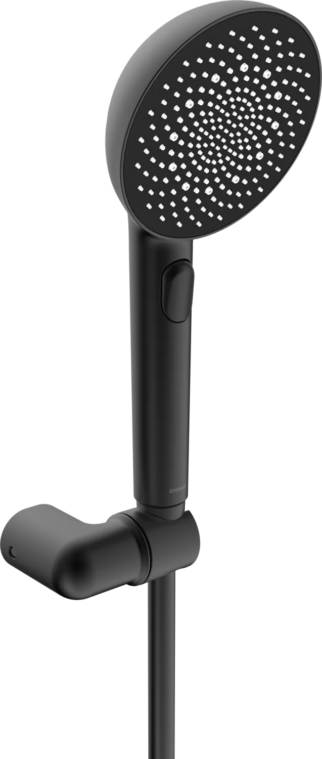 HansaAURELIA Handbrausegarnitur 4717 3-strahlig Matt-Schwarz HansaAURELIA Handbrausegarnitur 4717 3-strahlig Matt-Schwarz
