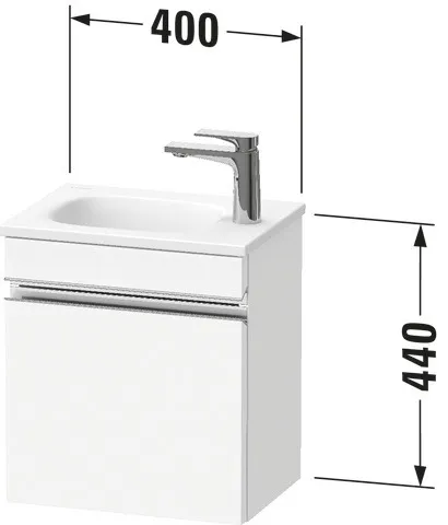 Duravit Waschtischunterschrank „Sivida“ 40 × 44 × 29,5 cm