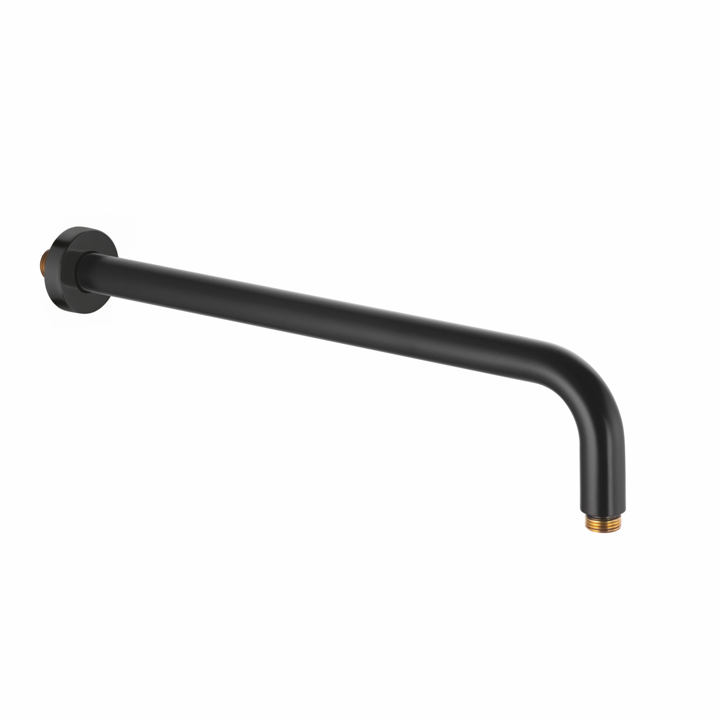Kludi A-QA Brausearm 400 mm mattschwarz - Starrer Wand-Brausearm mit Schubrosette, Ausladung 430 mm, DN 15, PN 5 Kludi A-QA Brausearm 400 mm mattschwarz - Starrer Wand-Brausearm mit Schubrosette, Ausladung 430 mm, DN 15, PN 5