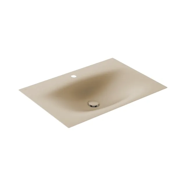 KEUCO EDITION 11 ART Emaille-Waschtisch 806x4x493 sand