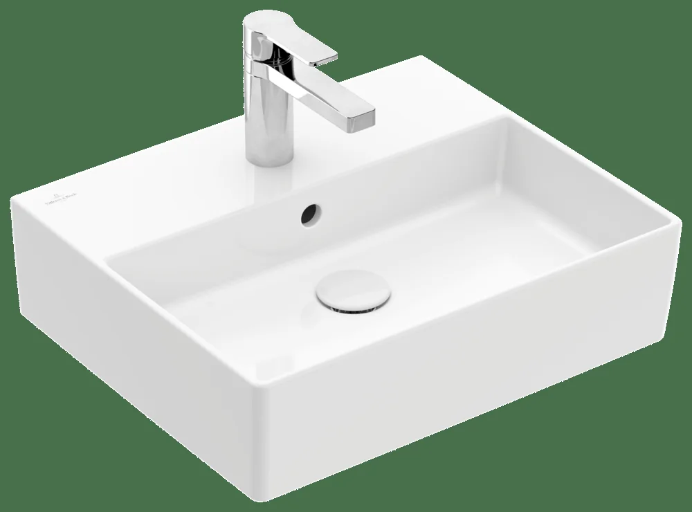 Villeroy & Boch Memento 2.0 Waschbecken 500x420mm Rechteck TitanCeram Weiß Alpin Villeroy & Boch Memento 2.0 Waschbecken 500x420mm Rechteck TitanCeram Weiß Alpin