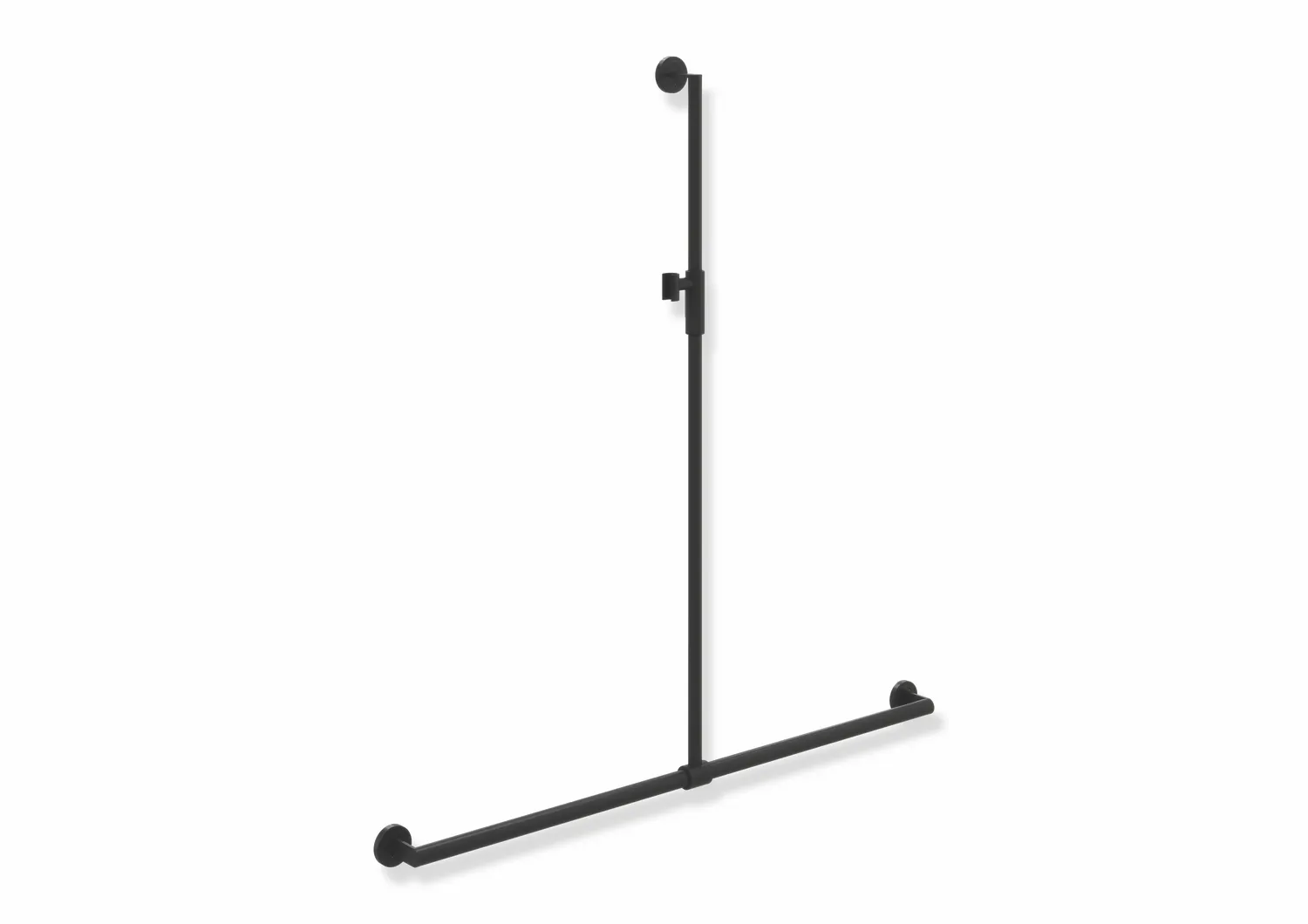 HEWI Haltegriff „System 900“ in Schwarz tiefmatt / Schwarz matt, Befestigung verdeckt HEWI Haltegriff „System 900“ in Schwarz tiefmatt / Schwarz matt, Befestigung verdeckt