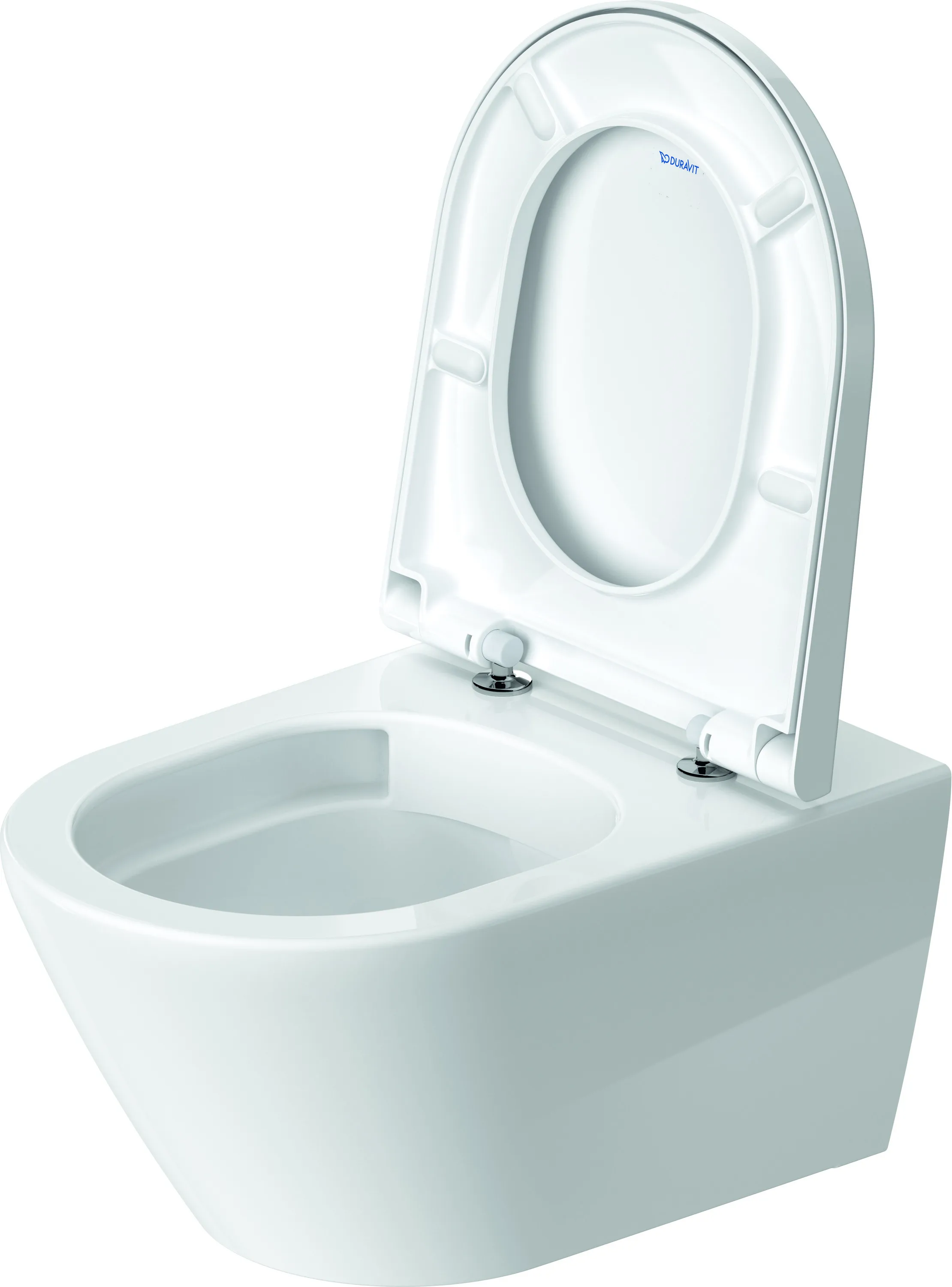 Duravit Wand-Tiefspül-WC inkl. WC-Sitz „D-Neo“ 37 × 54 × 40 cm, Befestigung verdeckt, mit Spülrand