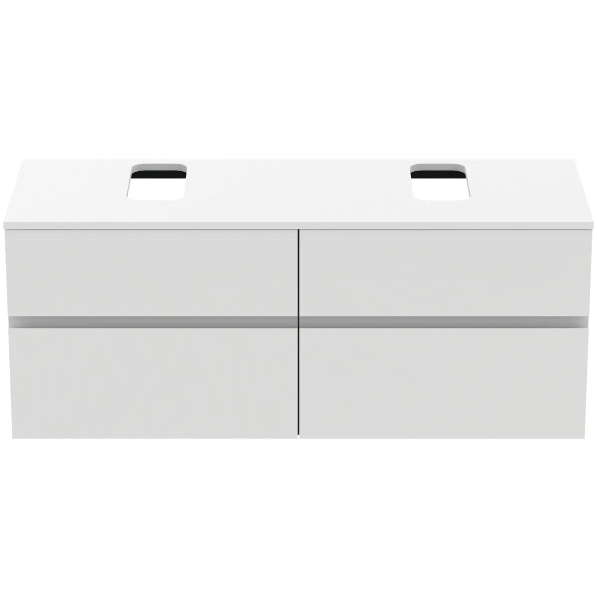 Ideal Standard Waschtischunterschrank „Finesse“ 140,2 × 55,8 × 50,5 cm Weiß matt lackiert Ideal Standard Waschtischunterschrank „Finesse“ 140,2 × 55,8 × 50,5 cm Weiß matt lackiert