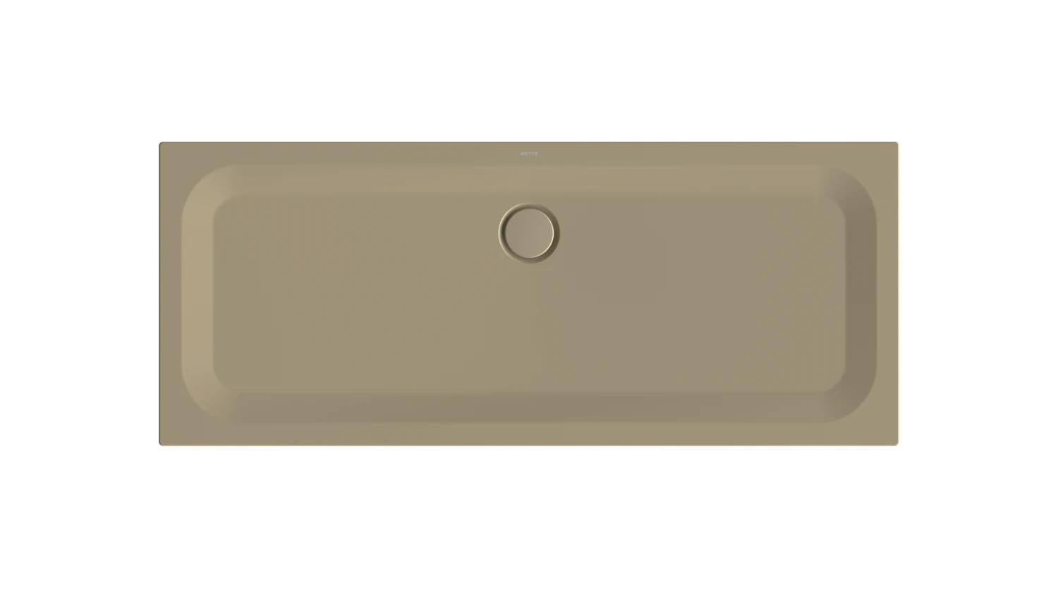 Bette rechteck Duschwanne „BetteUltra“ 1700 × 700 mm mit BetteAntirutsch Pro, ohne Oberflächenveredelung, ohne Wannenträger, in Hazel