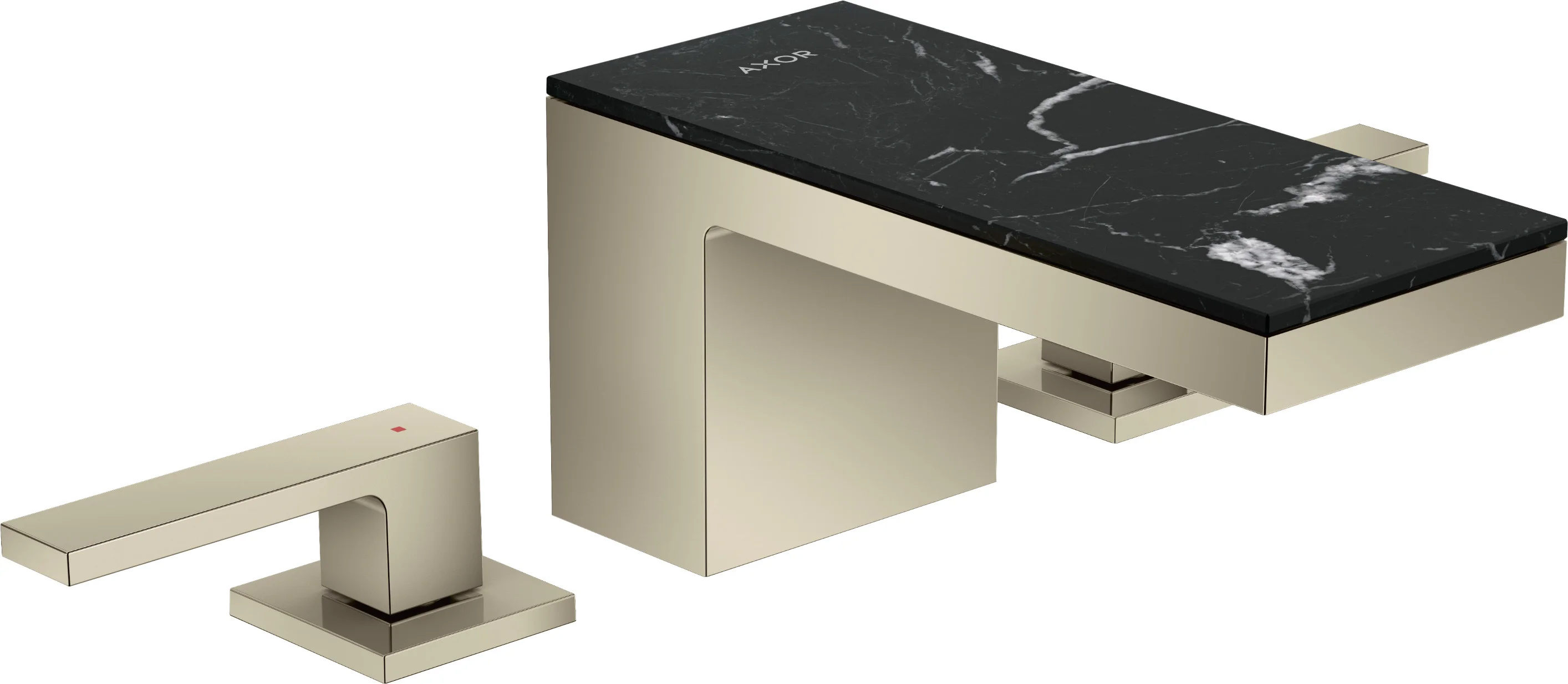 Hansgrohe AXOR MyEdition Platte 200 mm Marmor Nero Marquina abnehmbar