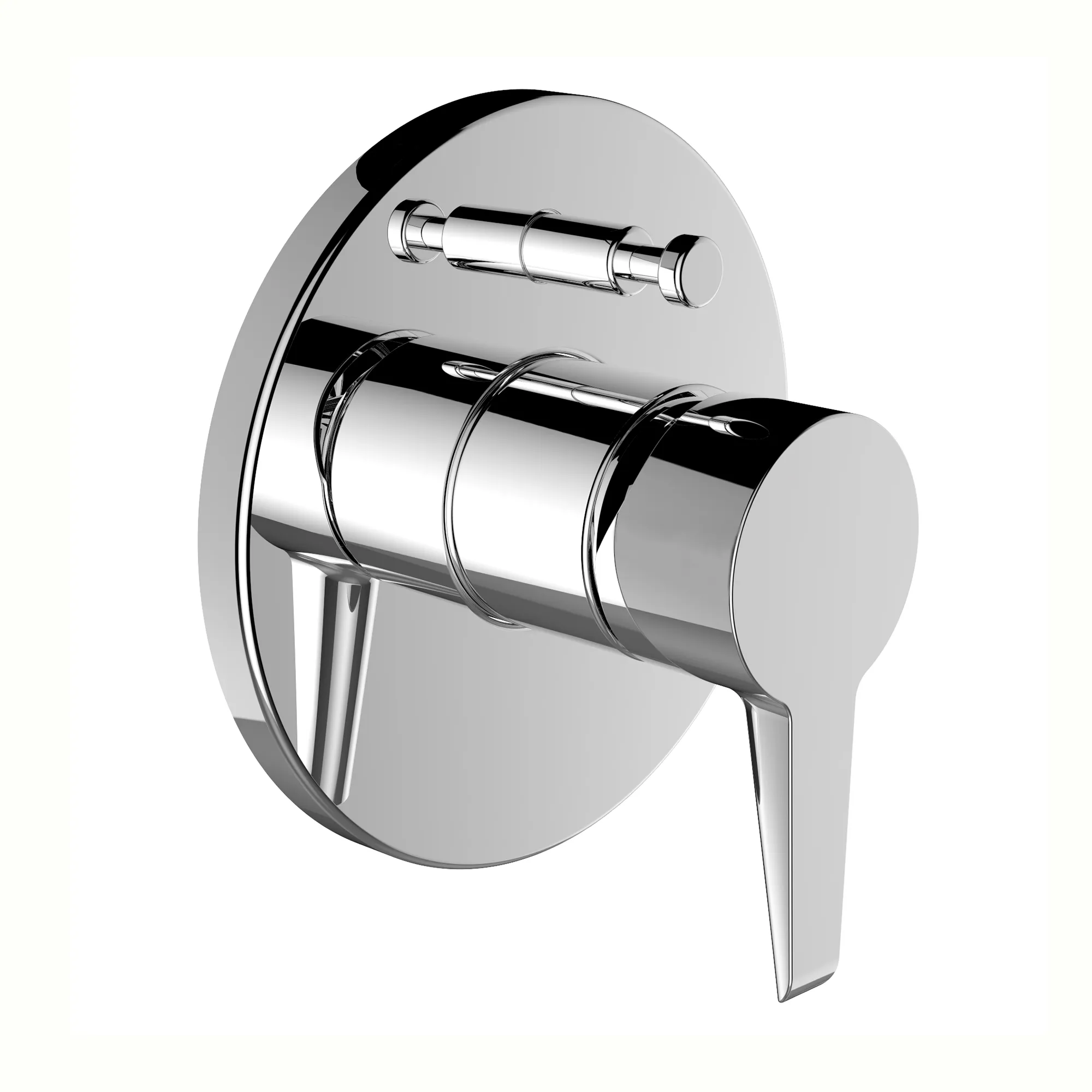 Einhebel-Wannenmischer Unterputz PURE für SIMIBOX Standard oder SIMIBOX Light ohne Zubehör chrom