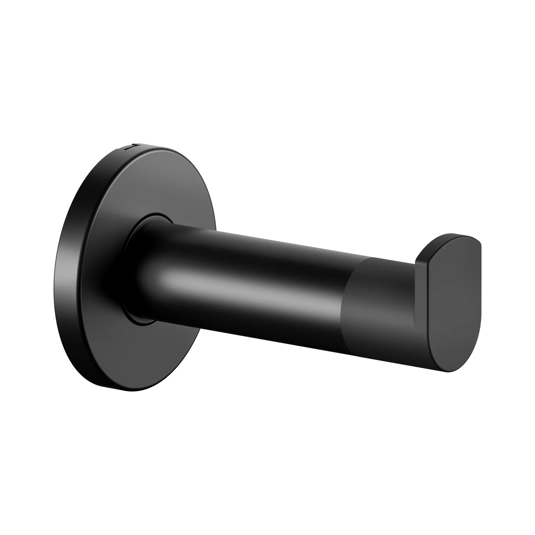 Plan 14911370000 Handtuchhaken mit Türpuffer 91 mm schwarz