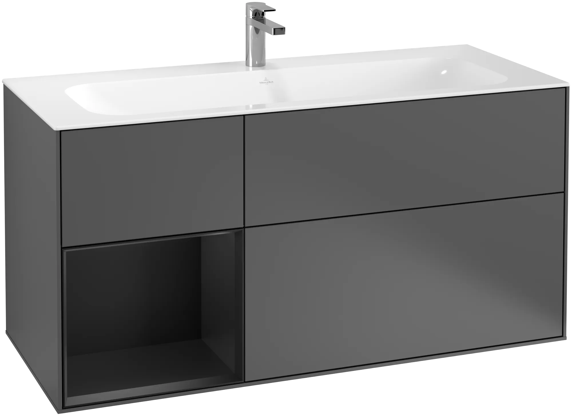 Villeroy & Boch Finion Waschbeckenunterschrank G06, 1196x591x498mm, anthrazit