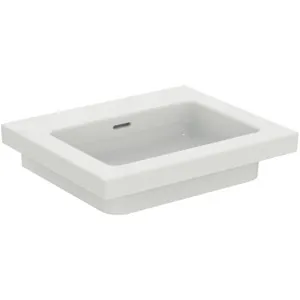 Waschbecken „Extra“ 61 × 51 × 15 cm in Weiß Waschbecken „Extra“ 61 × 51 × 15 cm in Weiß