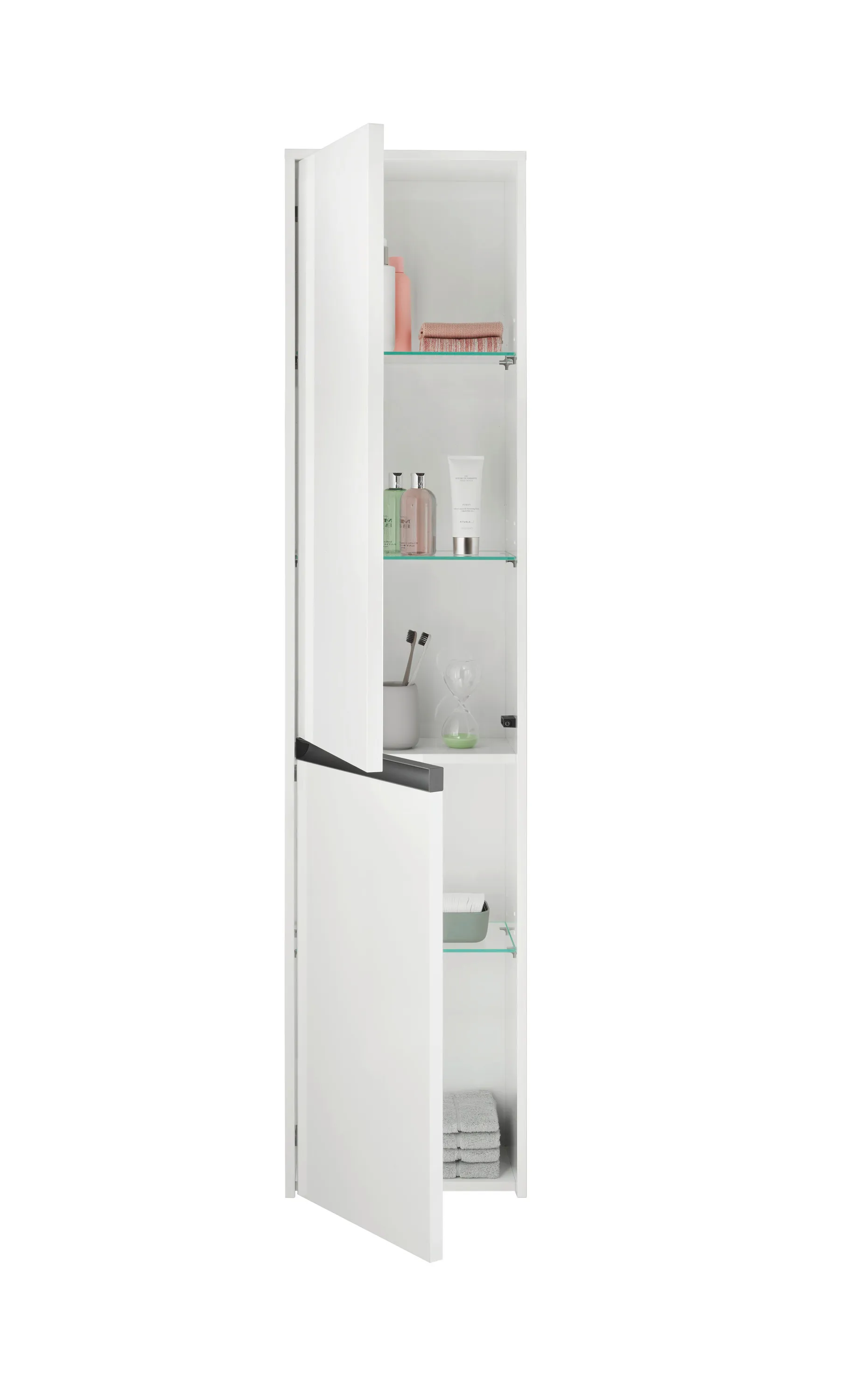 Duravit Hochschrank „Ketho.2“ 40 × 176 × 36 cm Weiß Hochglanz Duravit Hochschrank „Ketho.2“ 40 × 176 × 36 cm Weiß Hochglanz